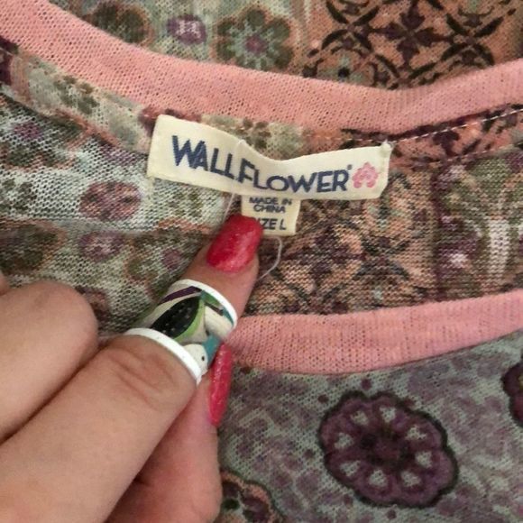 Wallflower large boho short sleeved tee - Picture 3 of 6